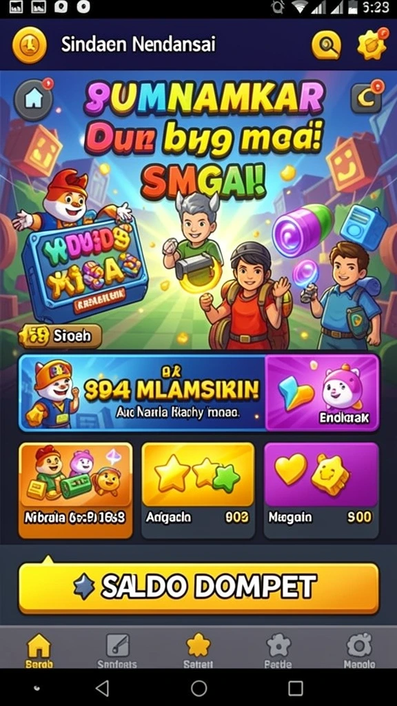 idrok - Menampilkan salah satu tantangan seru dalam permainan IDROK.
