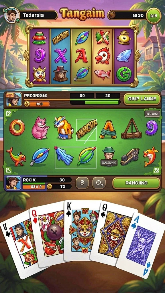 jin33 - Tampilan level yang menakjubkan dan interaktif.