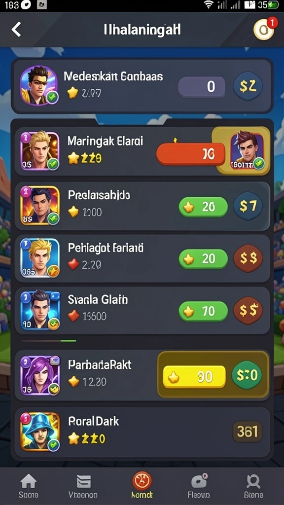 spin88 - Tampilan menarik dari menu utama SPIN88.